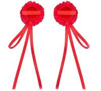 [NUEAYMS] Photo Studio Cosplay Red Hair Tie Easter Eye-catching Props for Edible Party