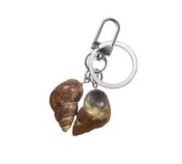 [NUEAYMS] Realistic Snail Shell Keychain Resin Food Inspired Design Durable Lightweight Accessory for Keychain Bag Portable Gourmet Keyring Decoration, フリーサイズ