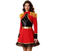 NUEAYMS Show Host Costume for Halloween Festival Event, L