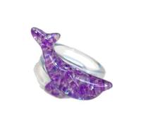 [NUEAYMS] Sparkling ring inspired by the ocean. Features shape and comfort fit. Accessory design for women and men. Bling Ring