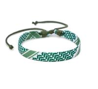 [NUEAYMS] Traditional Middle Eastern Style Adjustable Length Bangle Ethnic Wrist Chain Multi-Purpose Jewelry Exotic Weave for Men and Women, フリーサイズ