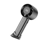 NUEAYMS USB Rechargeable Portable Fan Quiet Handheld Small 100 Speed Setting Cooling For Travel Office Home Birthday Gift Digital Display Rechargeable Fan