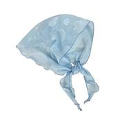 [NUEAYMS] Women Breathable Lace Neck Scarf Beach Essential Intricate Embroidery Design Quick Dry Machine Washable Floral Scarf Hair Neck Accessories, フリーサイズ