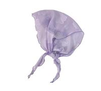 [NUEAYMS] Women Breathable Lace Neck Scarf Beach Essential Intricate Embroidery Design Quick Dry Machine Washable Floral Scarf Hair Neck Accessories, フリーサイズ