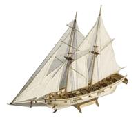 NUEAYMS Wooden Ship Model Sail Boat Craft Kits Toy Hands-on Ability Educational Building Block Toy Teenagers Birthday Gift to Build for Adults Beginner to Build for Kids