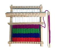 NUEAYMS Wooden Weaving Art Toys for Children Hand Knitting Machine Miniature Hand Knitting Machine