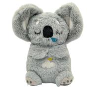 Nuelreva Breathing Stuffed Animal, 5 Levels Adjustable Breathing Koala Sleep Buddy with Sensory Music Lights, Cute Koala Stuffed Animal with Movable Ears, Anxiety Relief Plush for Sleeping