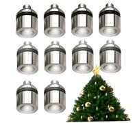 Nuelreva Dollhouse Lights 10PCS Cordless Warm White Miniature LED Lights for Cat Claw Lamp Battery Operated Tiny for Crafts White