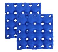 Nuelreva Inflatable Seat Cushion, 2PCS 16x16 Waterproof Leakproof Waffle Cushion, Breathable 25 Holes Air Seat, Washable Bed Sore Cushions for Butt Pressure ReliefInflatable