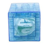 Nuelreva Money Maze Box for Cash Funny Maze Money Box Blue Translucent for Cash Gift Bank Play Toys for Kids Adults Gifts for