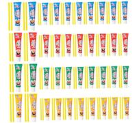 Nuelreva Plastic Bubbles with Straw 40 Sets Easy & Fun Blow Plastic Bubbles for Kids Portable Bubble Toys for School, Party, Indoor, Outdoor, Gifts for Kids, Random Color