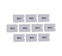 Nuelreva RFID Blocking Sleeve Anti Theft Waterproof ID Card Holder Plastic Credit Card Pouch 10PCS