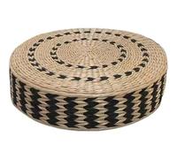 Nuelreva Tatami Floor Cushion 16x4 Inch Round Floor Cushion Natural Woven Boho Cushions Meditation Prop Boho Pillow for Adults Bedroom Living RoomFloor