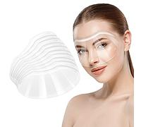 Nuenen Clear Face Visor for Microblading, Permanent Makeup,Eyelash Extensions, Eyes Cataract, Eyelid Blepharoplasty Aftercare, Shower Face Eye Protector, Transparent Soft Visor, 30 Pieces