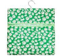 Nuenen Peg Bag for Washing Line with Hanger Clothes Peg Bag with Hook Laundry Accessories for Washing Line Clothes Storage, 11.42 x 11.42 Inches(Daisy)