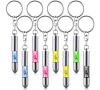 Nuenen Static Electricity Remover Keychain, Car Human Body Static Eliminator Discharger, Silver Anti-Static Keychain ESD Tool Sets