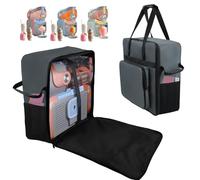 NUENSS-ROR Carrying Bag for Ninja SLUSHi Max Slushie Machine, Portable Outdoor Frozen Drink Maker Travel Bag-Front-Opening, Slushie Machine Bag for Ninja SLUSHi Max Frozen Drink Maker FS605(Dark Gray)