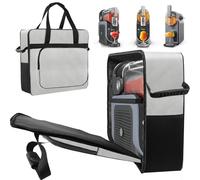 NUENSS-ROR Carrying Bag for Ninja Slushie Machine FS301, Portable Outdoor Slushie Machine Travel Carrier Case Frozen Drink Maker Bag with Front-Opening Design and Large Accessory Pocket