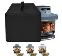 NUENSS-ROR Cover for Ninja Crispi Pro 6-in-1 Glass Air Fryer 6QT (Black)