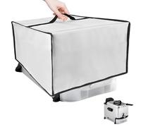 NUENSS-ROR Deep Fryer Cover Heat-Resistant Dust-proof Waterproof Protective Cover Lid Compatible with T-fal 3.5L Stainless Steel Deep Fryer FR702D51 (15.7"D x 13.8"W x 12.2"H,Silver)