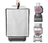 NUENSS-ROR Food Processor Cover for Ninja, Heavy Duty Waterproof Dustproof Food Processor Protective Cover Case for Ninja Food Processors Plus 9-Cup, BN601/XL 12-Cup, NF701 (Gray)