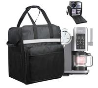 NUENSS-ROR Ice Cream Maker Carrying Bag for Ninja Swirl by CREAMi Ice Cream NC701, Portable Outdoor Ice Cream Maker Travel Carrier Case with Side-Opening Design and Large Accessory Pocket(Only Bag)