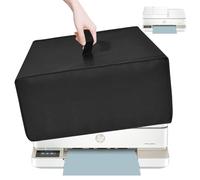 NUENSS-ROR Printer Cover for HP Envy 6555e Wireless All-in-One Color Inkjet Printer, Waterproof Anti-Static Dustproof Thick Printer Dust Cover, Printer Accessories & Protector Case (Black)