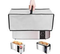 NUENSS-ROR Toaster Cover Waterproof Heat-Resistant Dust Protective Case | Heavy Duty Cover for Elite Gourmet ECT-3100 Long Slot/Mueller UltraToast 4 Slice MT-110ss Toaster, Long Slot Toaster Cover