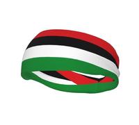 Nuer White Army Flag Headbands Men Women Non Slip Wicking Sports Sweatband for Gym Basketball Yoga Hairbands