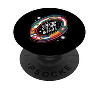 Nuestra Cultura Es Infinita Hispanic Heritage Latin Pride PopSockets Adhesive PopGrip
