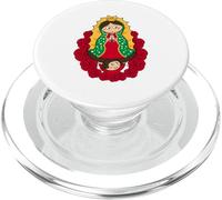 Nuestra Señora de Guadalupe Cartoon Our Lady of Guadalupe PopSockets PopGrip for MagSafe