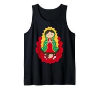 Nuestra Señora de Guadalupe Cartoon Our Lady of Guadalupe Tank Top