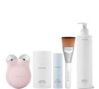 NuFACE MINI+ Petite Facial Toning Routine Bundle - Sandy Rose