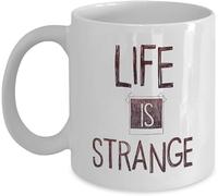 Nufar Life is Strange Mug - 11 Oz Ceramic Cup Novelty Coffee Mug Funny Tea Cup for Valentine Day Father's day,de11dD07