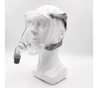 Nufasion CPAP Full Face Mask Anti-Snore Sleep Apnea Mask for Auto CPAP APAP BiPAP, Silicone Cushion + Headgear, 4-20 cmH2O