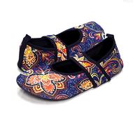 Nufoot Futsole Women's Soft-Sided Shoes for Indoors/Outdoors, Foldable & Flexible Footwear for Sport, Exercise, Yoga or Travel, Dance Shoes