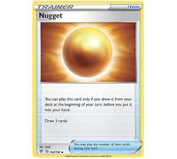 Nugget 162/192 Uncommon Trainer Card (SWSH Rebel Clash) + 1x TitanCards® Toploader