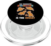 Nugget My Favorite Dinosaur Is The Nugget Chicken Lover PopSockets PopGrip for MagSafe