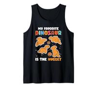 Nugget My Favorite Dinosaur Is The Nugget Chicken Lover Tank Top