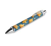 Nuggets Funny Cats Retractable Ballpoint Pens 0.5mm Fine Black Inks Roller Smooth Writing Office Supplies 1 PCS