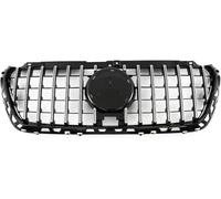 NUGHYVS Car Front Grille For Mercedes Benz Sprinter W907 2018-2023,Front Bumper Upper Lower Grille Cover Honeycomb Mesh Grill Guard Cover,B/Silver.