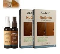 NuGrain Wood Repair Kit, Professional Wood Floor Scratch Repair, Floor Cover Nicks and Scratches, Hides Minor Defects, Restore A Finish for Woods (2set)
