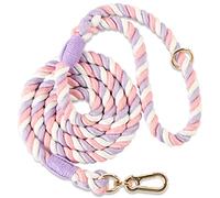 NUGUTIC Dog Leash, Handcrafted, Braided Rope, for Small, Medium and Large Dogs, 1.2 m, Unicorn