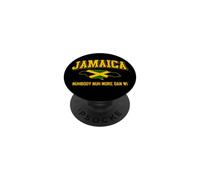 Nuhbody Nuh More Dan Wi Jamaica Flag Jamaican Independence PopSockets Adhesive PopGrip