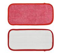 NUHFUFA 1PCS Microfiber Cleaning Cloth for Swiffer WETJET Floor Mop, Reusable and Washable Flat Mop Pads Wet & Dry for Home Cleaning Refills(Red)
