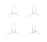 NUHFUFA 8 PCS Side Brushes Replacement Part Robot Vacuum Cleaner Accessories Compatible with Xiaomi Mijia 3C Enhanced E10/C103/B112/E12