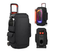 NUHFUFA Dust-Proof Storage Case for JBL PartyBox 330/PartyBox 320 Speaker | Black Protective Speaker Cover Portable Carrying Bag Nylon Waterproof Storage for Microphone Accessories,Outdoor Travel