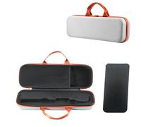NUHFUFA Hard Carry Case for Dy'son Airstrait HT01 Hair Dryer Straightener, with Silicone Insulated Mat Portable Travel Storage Case Shockproof Waterproof EVA Protective Bag for Home Vacation(Gray)