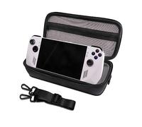 NUHFUFA Portable Storage Case for ASUS ROG Ally 7-inch Gaming Handheld, Hard Shell Carrying Case Travel Bag with Game Storage and Shoulder Strap