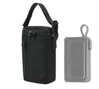NUHFUFA Protective Carrying Case for JBL Bandbox Solo Speaker | Black Nylon Storage Bag with Hand Strap Water-proof Fabric with Heavy-Duty Zippers for JBL BandBox Solo Guitar Amplifier